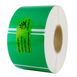 لیبل کاغذی رنگی 55*50